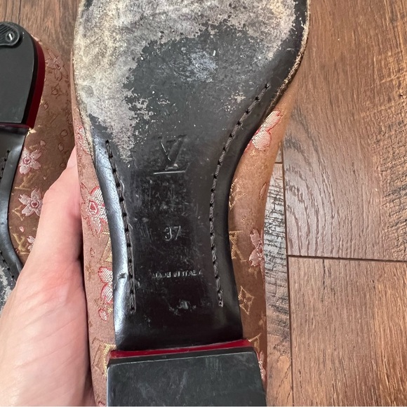 Louis Vuitton Cherry Blossom Ballet Flats Size 37 EU - Picture 13 of 13